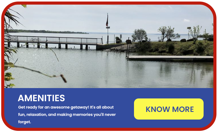 Cottage rentals amenities on Lake Buchanan